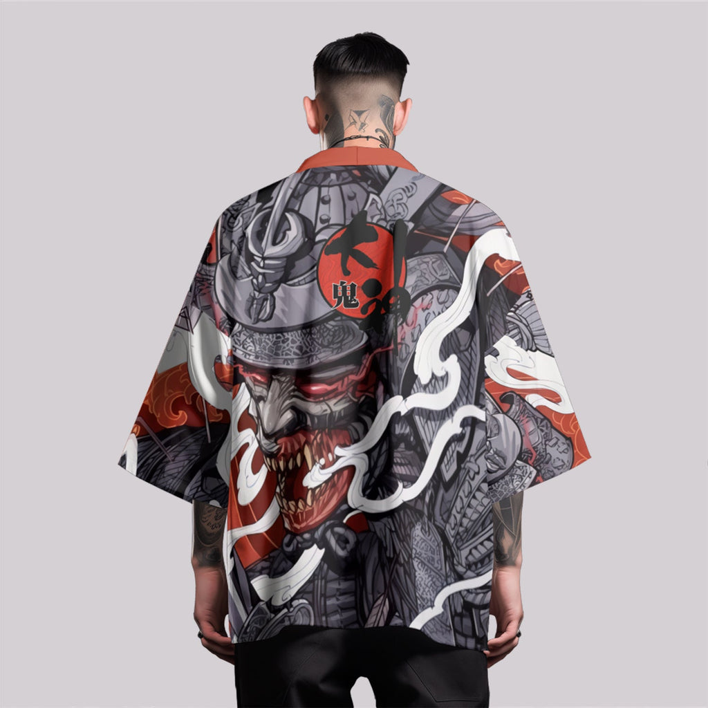 K19 Red Samurai Kimono