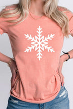 Winter Time Snowflake Chilly Snow Graphic Tee