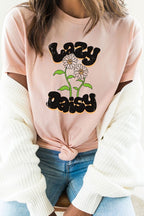 Lazy Daisy Flower Garden Spring Time Graphic Tee T-Shirt