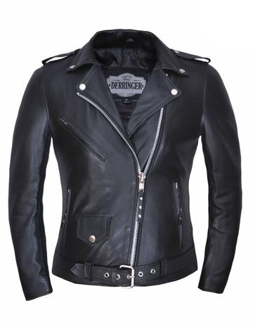 K-2183 LAMBSKIN  LADIES LEATHER JACKET ,Black ,4XL
