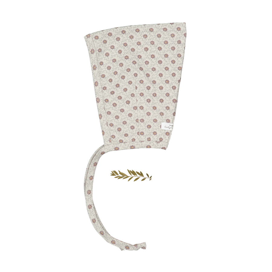 The Printed Pixie Bonnet - Emma Mauve