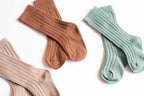 Brown-Knee high socks
