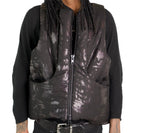 Painted Cropped Cargo vest
