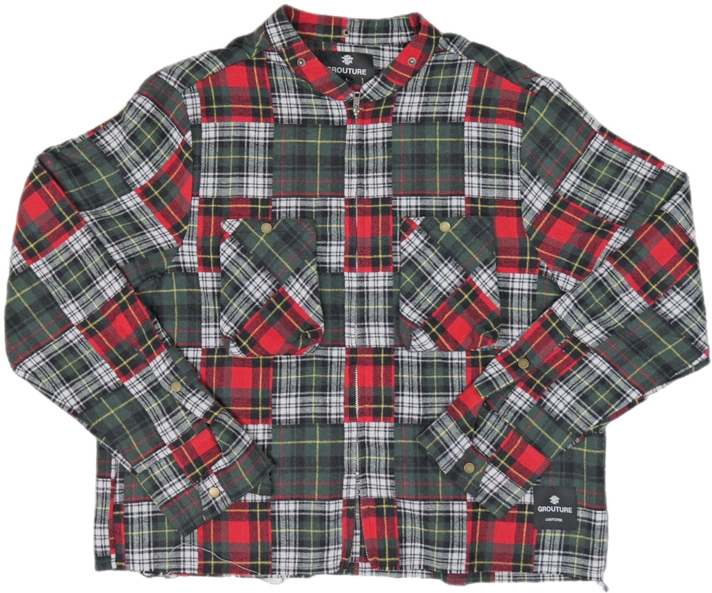 Multi Plaid Scarf Flannel