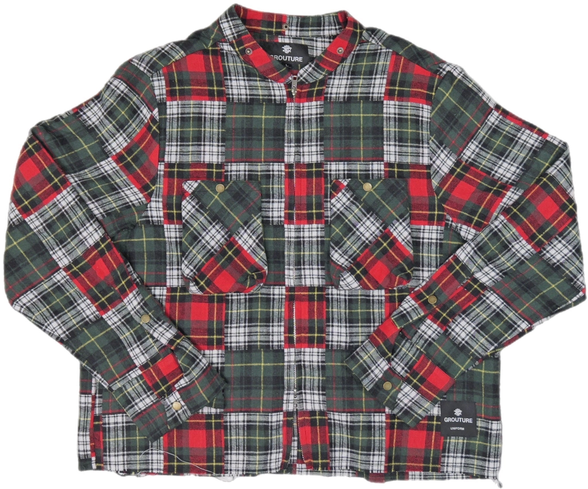 Multi Plaid Scarf Flannel