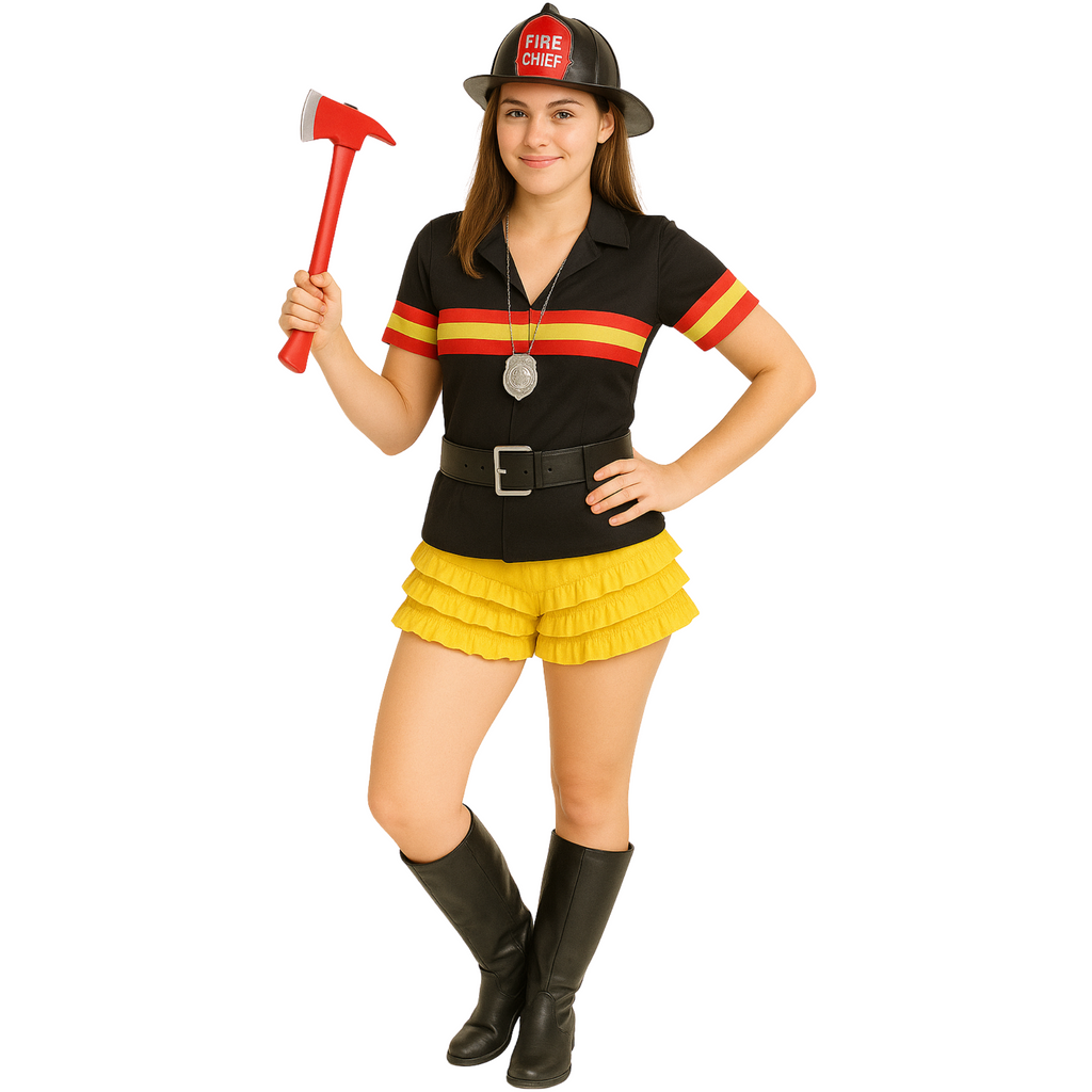 Malco Modes Ruffle Shorts for Women â??Yellow Bloomers, Halloween Costume, Lace Bloomers, Sexy Ruffle Shorts & Y2K Costumes