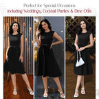 Womens Vintage Dresses - Bridesmaid & Prom Dress - Black