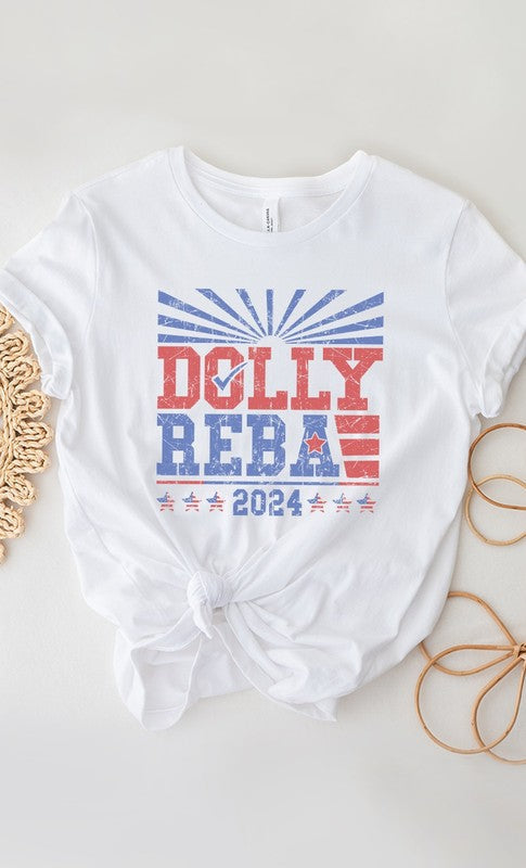 Dolly and Reba 2024 Western Graphic Tee T-Shirt