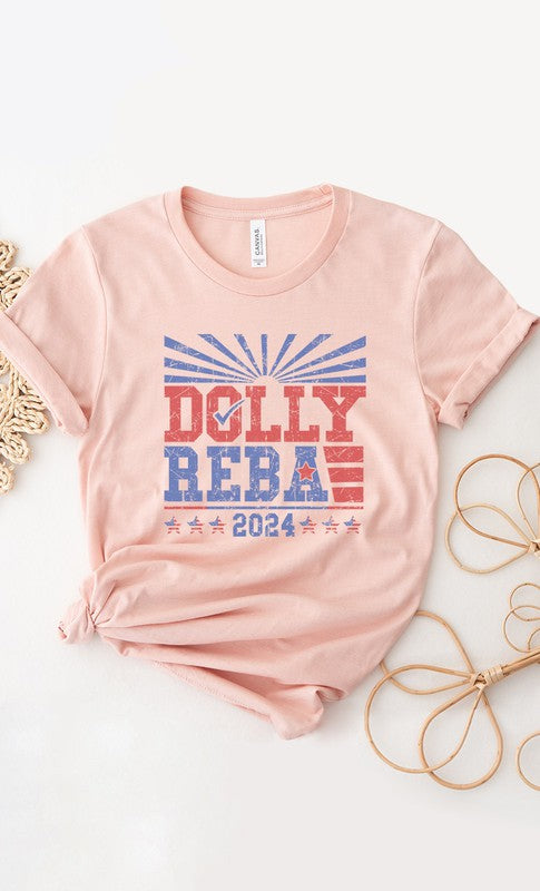 Dolly and Reba 2024 Western Graphic Tee T-Shirt