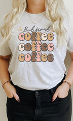 But First Coffee Hearts Detail PLUS Graphic Tee T-Shirt