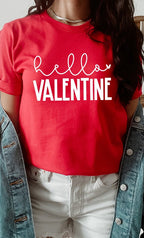 Hello Valentine Graphic Tee T-Shirt
