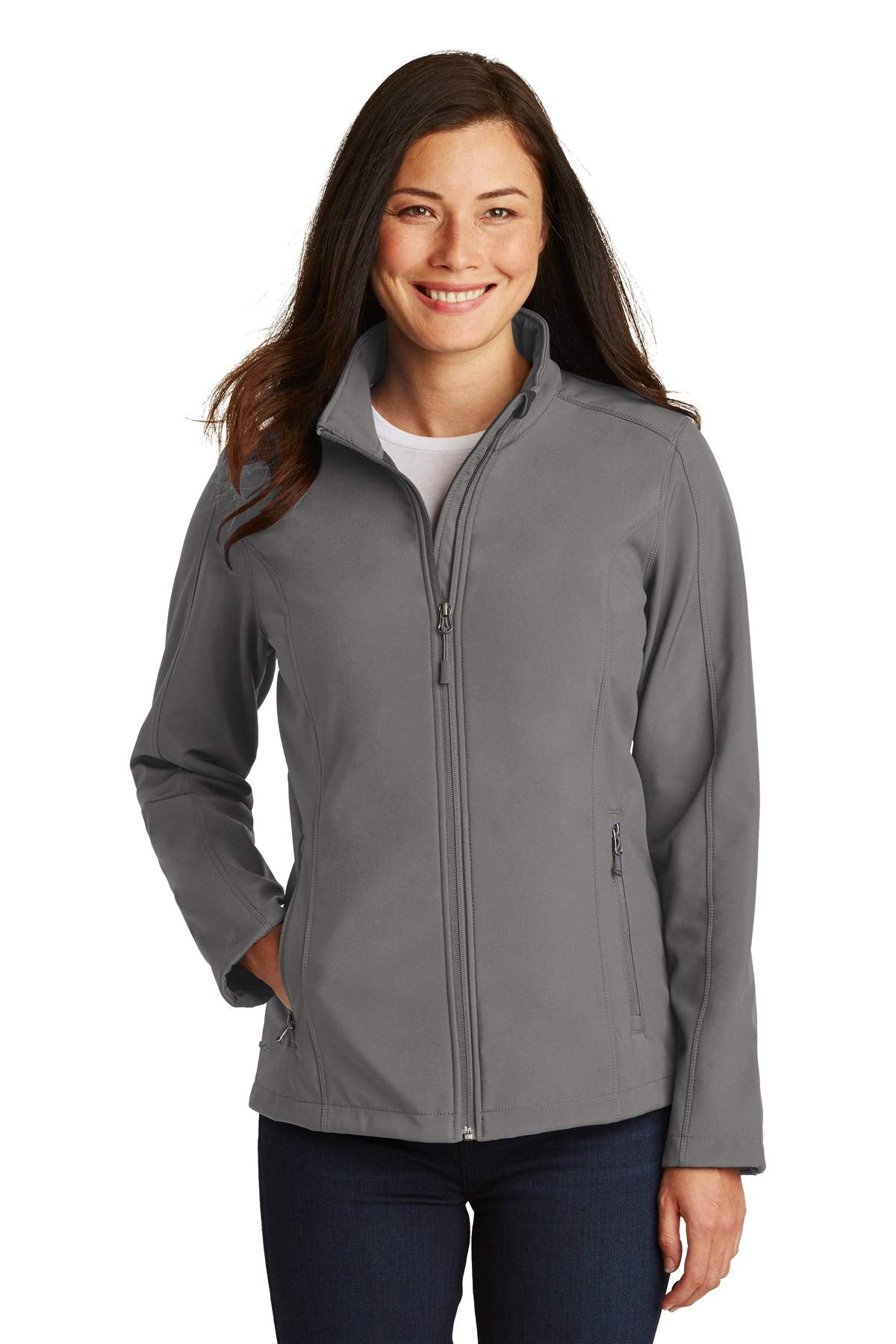 Port Authority Ladies Core Soft Shell Jacket, 2X-Large, Deep Smoke