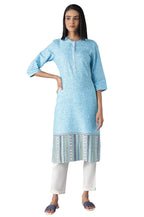 Aurelia Women'S Viscose Kurta & Trouser (22Feas12958-503705_Blue_S)
