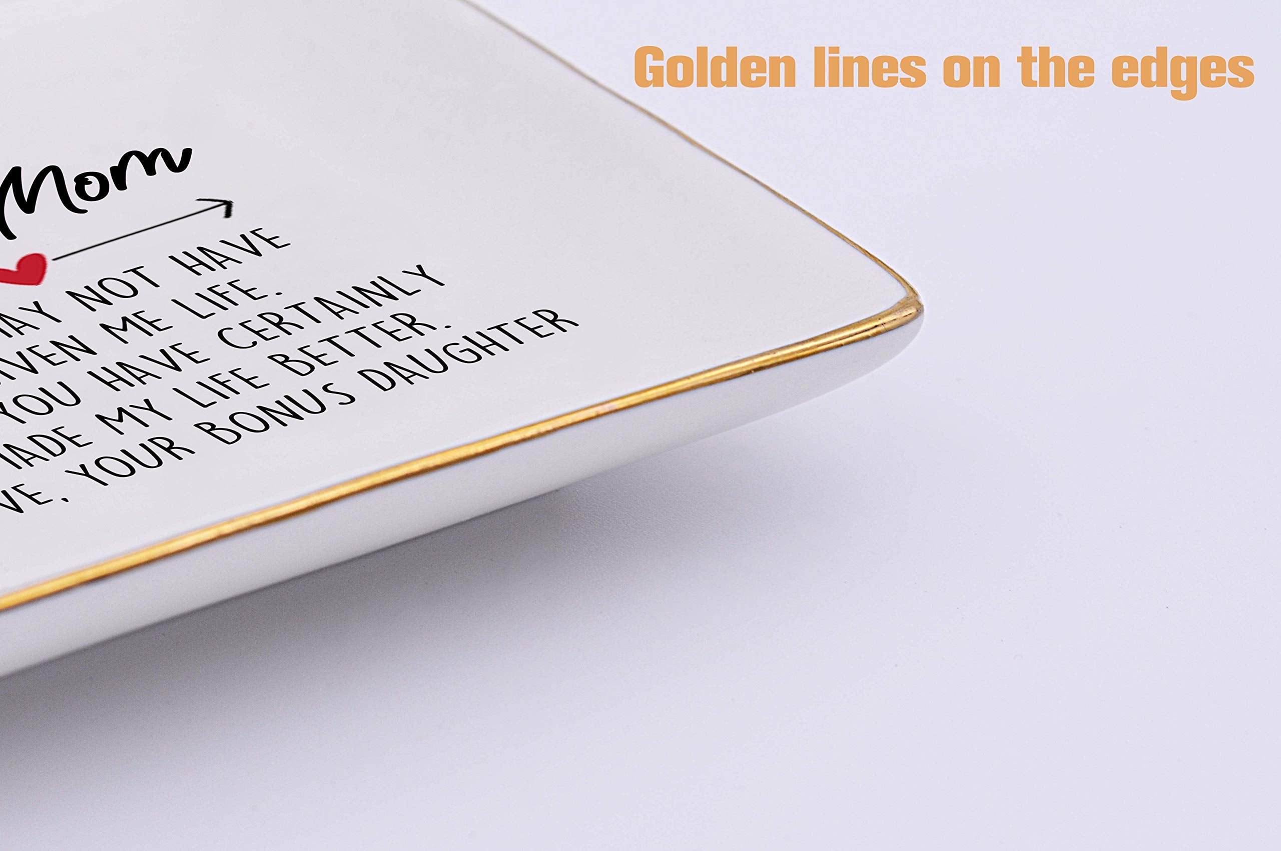 Mother's Day Gift for Bonus Mom Mother-in-Law Step Mother from Son or Daughter -Birthday Christmas Gift for Unbiological Mom - Y