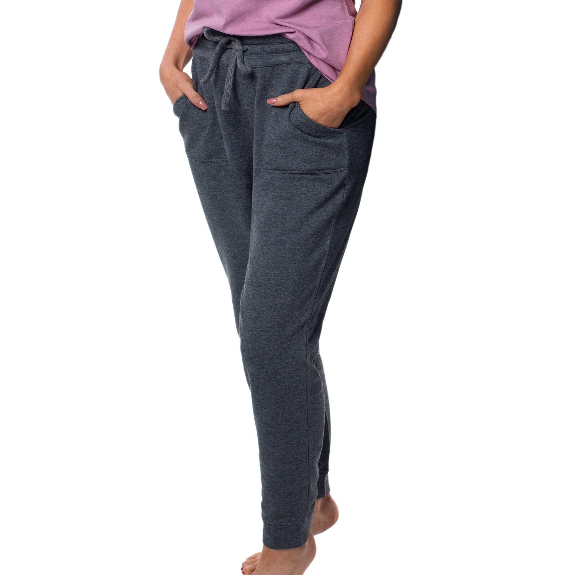 Bamboo Jogger - Carbon Heather by Cariloha for Women - 1 Pc Jogger (XS)