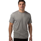 Bamboo Comfort Crew Tee - Gray by Cariloha for Men - 1 Pc T-Shirt (S)