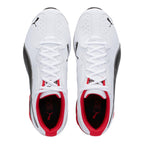 PUMA Men's TAZON 6 FM Cross Training Sneaker, Puma White-Puma Black-Puma Silver, 7.5