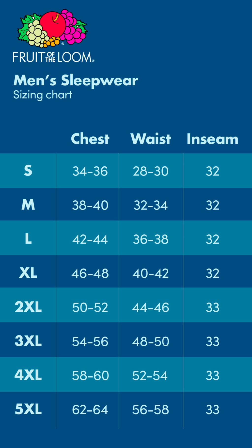 Fruit of the Loom Men's Extended Sizes Jersey Knit Sleep Pant, Black/Black (2-pack), 6X Plus