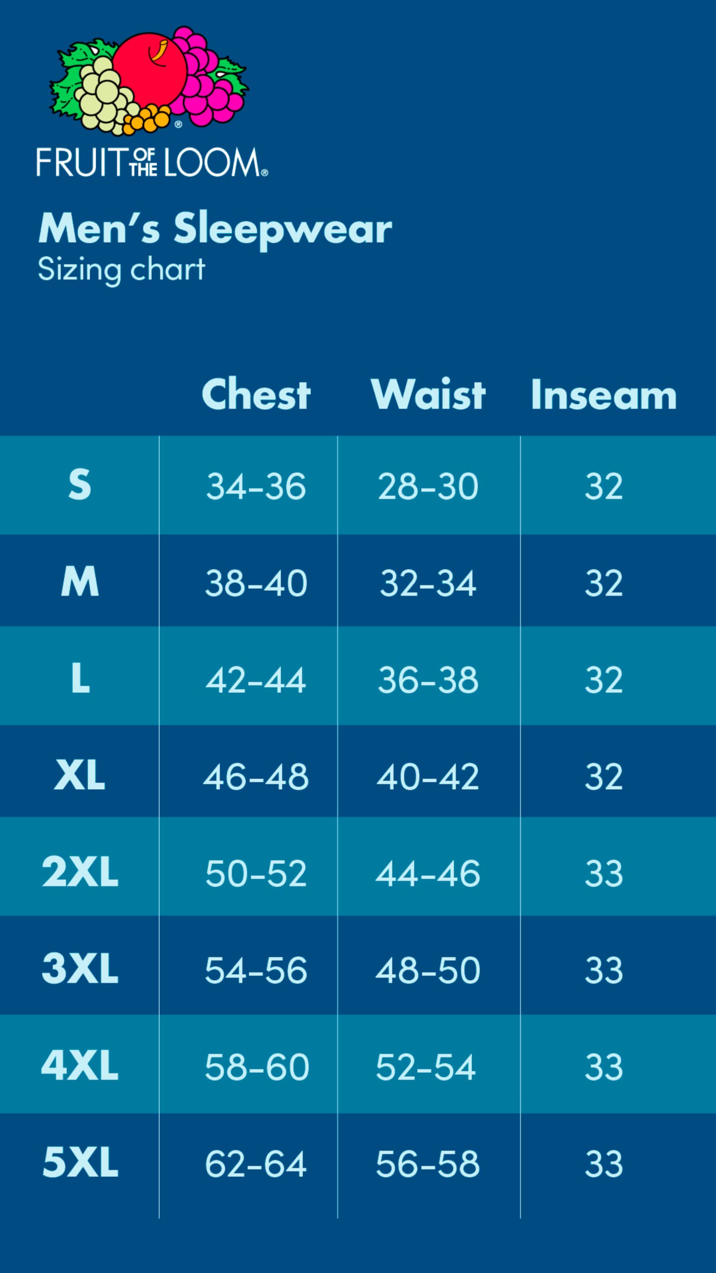 Fruit of the Loom Men's Extended Sizes Jersey Knit Sleep Pant, Black/Black (2-pack), 6X Plus