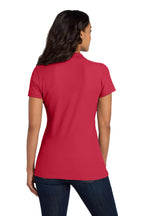 Port Authority Ladies core classic Pique Polo L100 Rich Red S