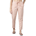 Enamor E4A5 Mid-Rise Straight Leg Pant for Women with Side Pockets