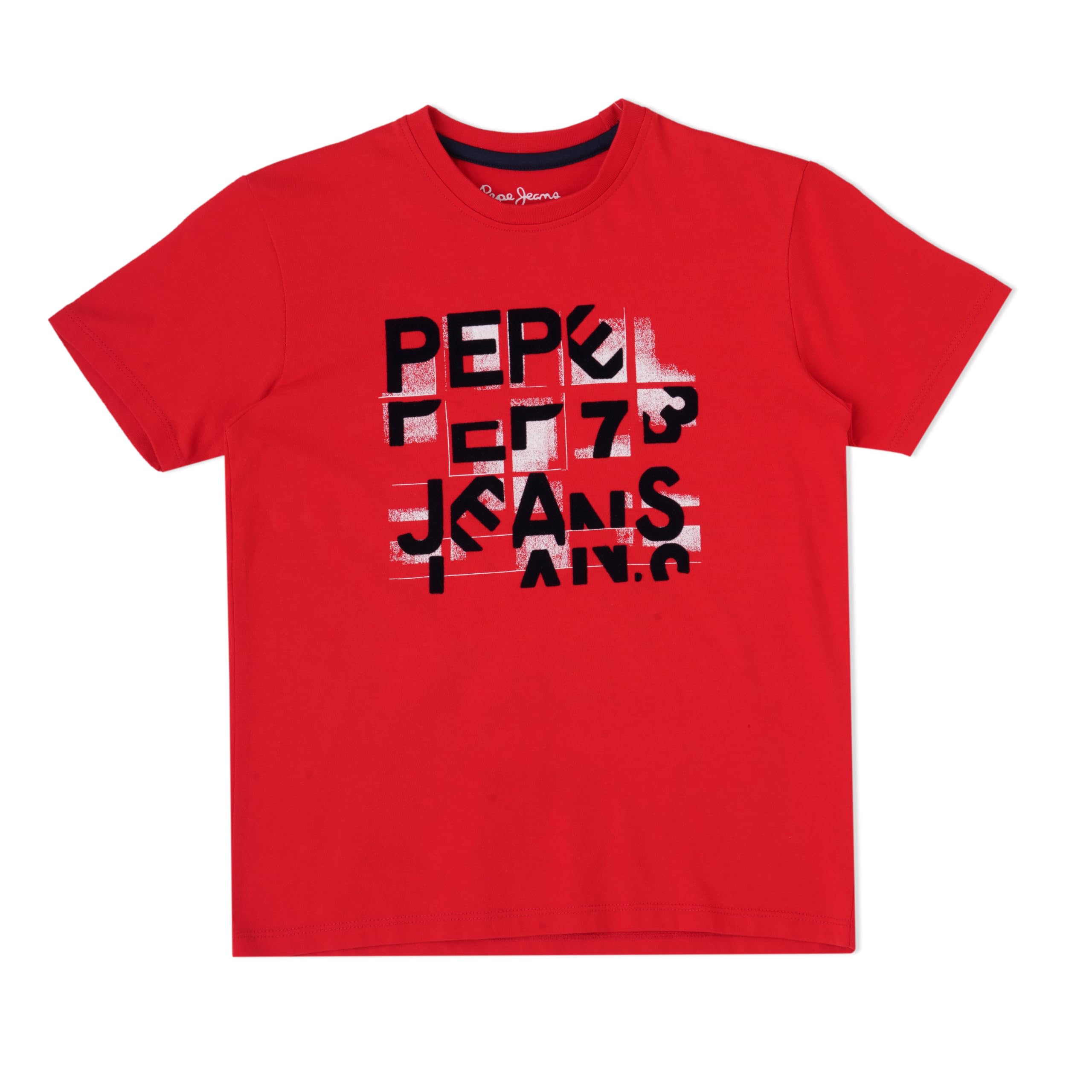 Pepe Jeans BoyS Regular Fit T-Shirt (Pb5036112558_Red 8)
