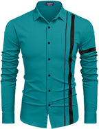 Bellstone Mens Solid Regular Fit Shirt (B-8200_Rama