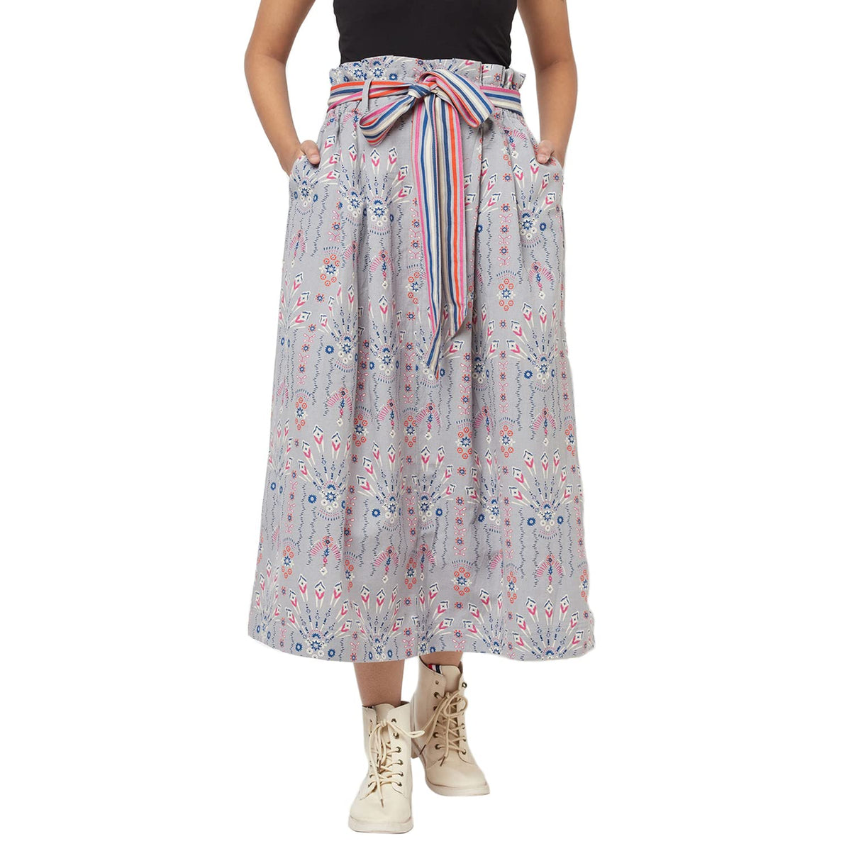 Fabindia Cotton Linen Skirt