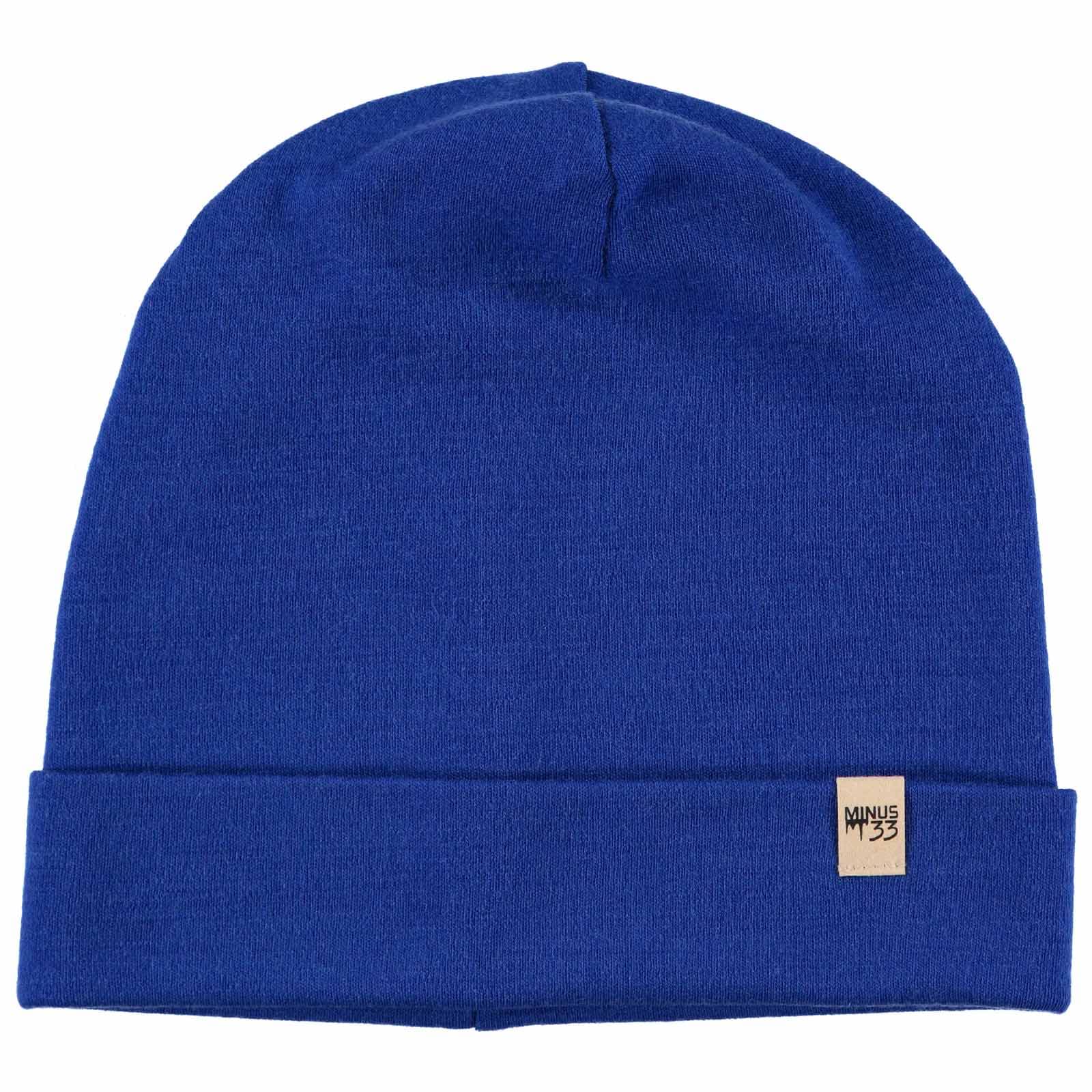 Ridge cuff Beanie - 100 Merino Wool - Warm Winter Hat - Royal Blue