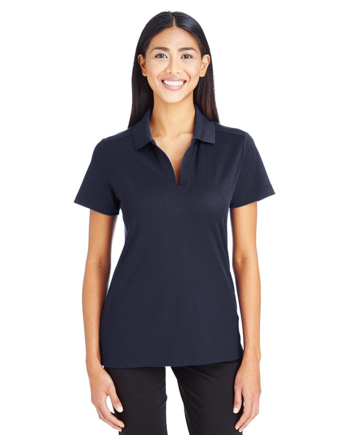 crownLux Performanceadies Plaited Polo - gRAPHITE - XS(D0102H7N968)