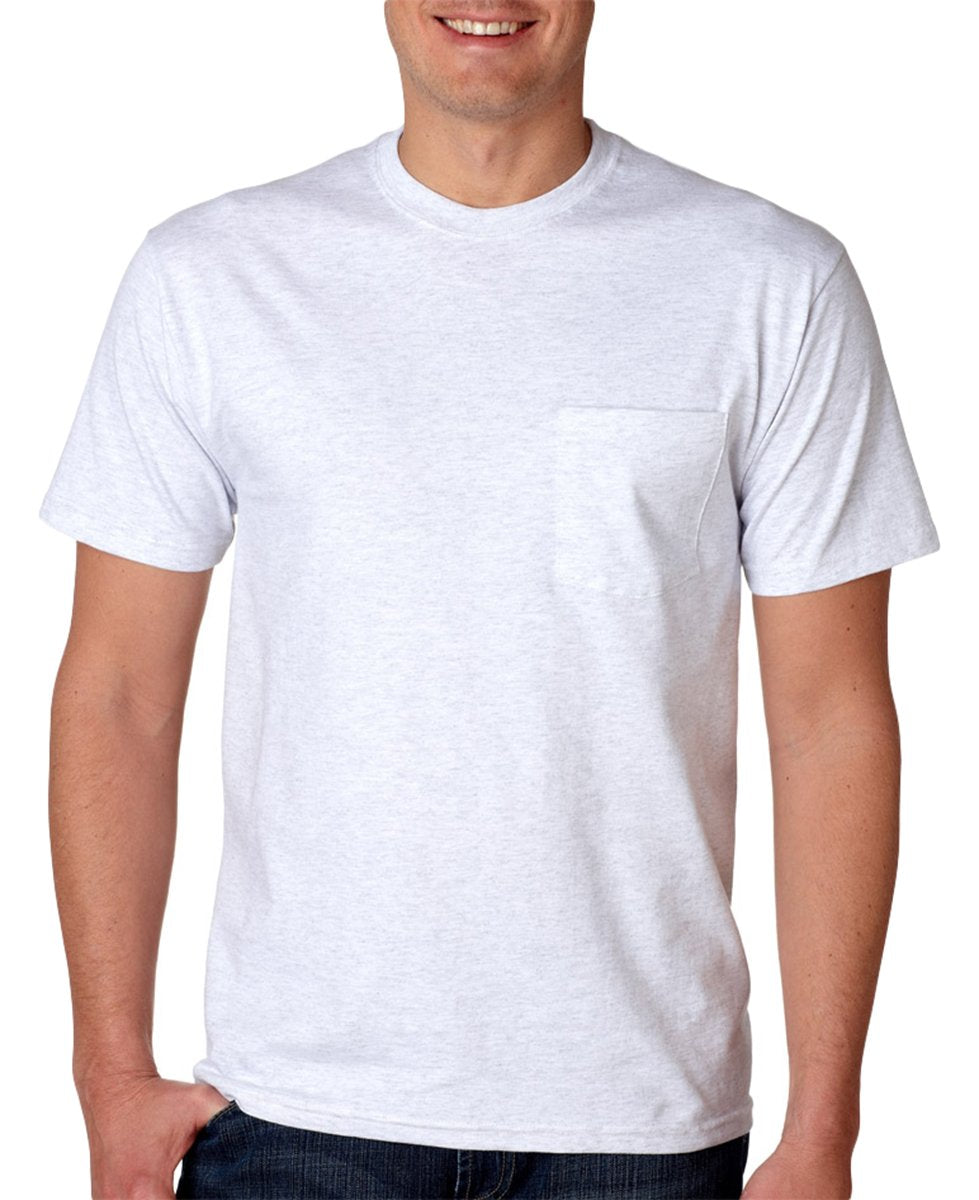 Mens Authentic-T Pocket T-Shirt - ASH - S(D0102H7KWX6)