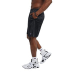 Champion mens 9 Shorts, Mesh Shorts, 9, Mesh Basketball Shorts, Mesh Gym running shorts, Black-407q88, XX-Large US