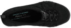 Skechers Women's Breathe-Easy-A-Look Mary Jane Flat, Black, 8 M US