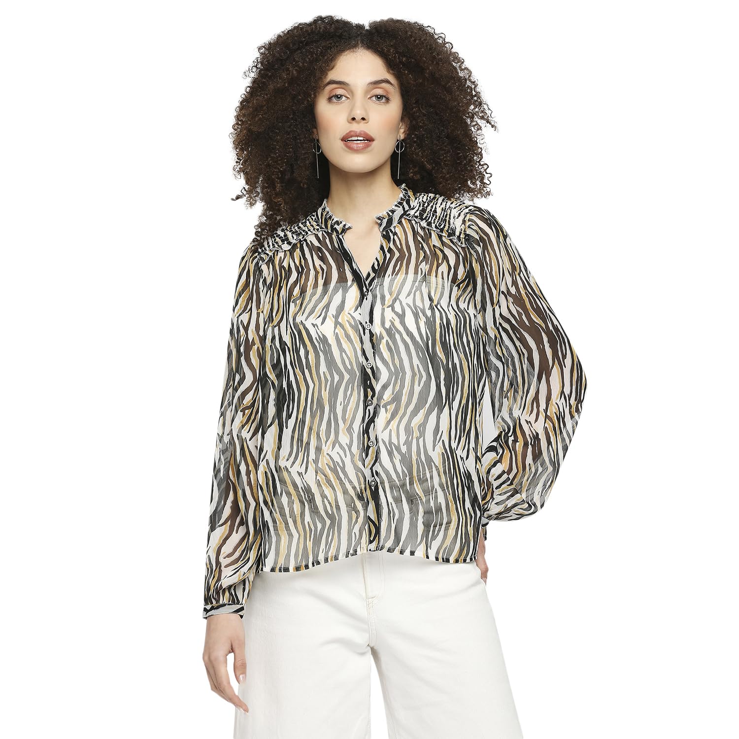 Pepe Jeans WomenS Regular Top (Pl304320_Multi_Xl)