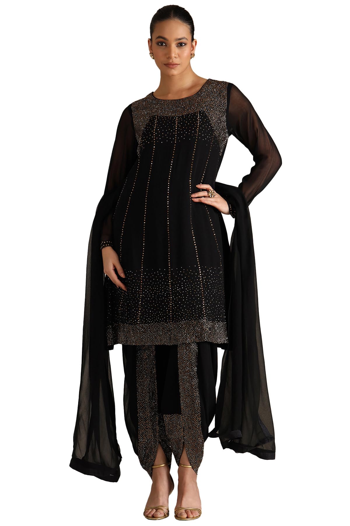 Soch Women Georgette Suit Set with Work