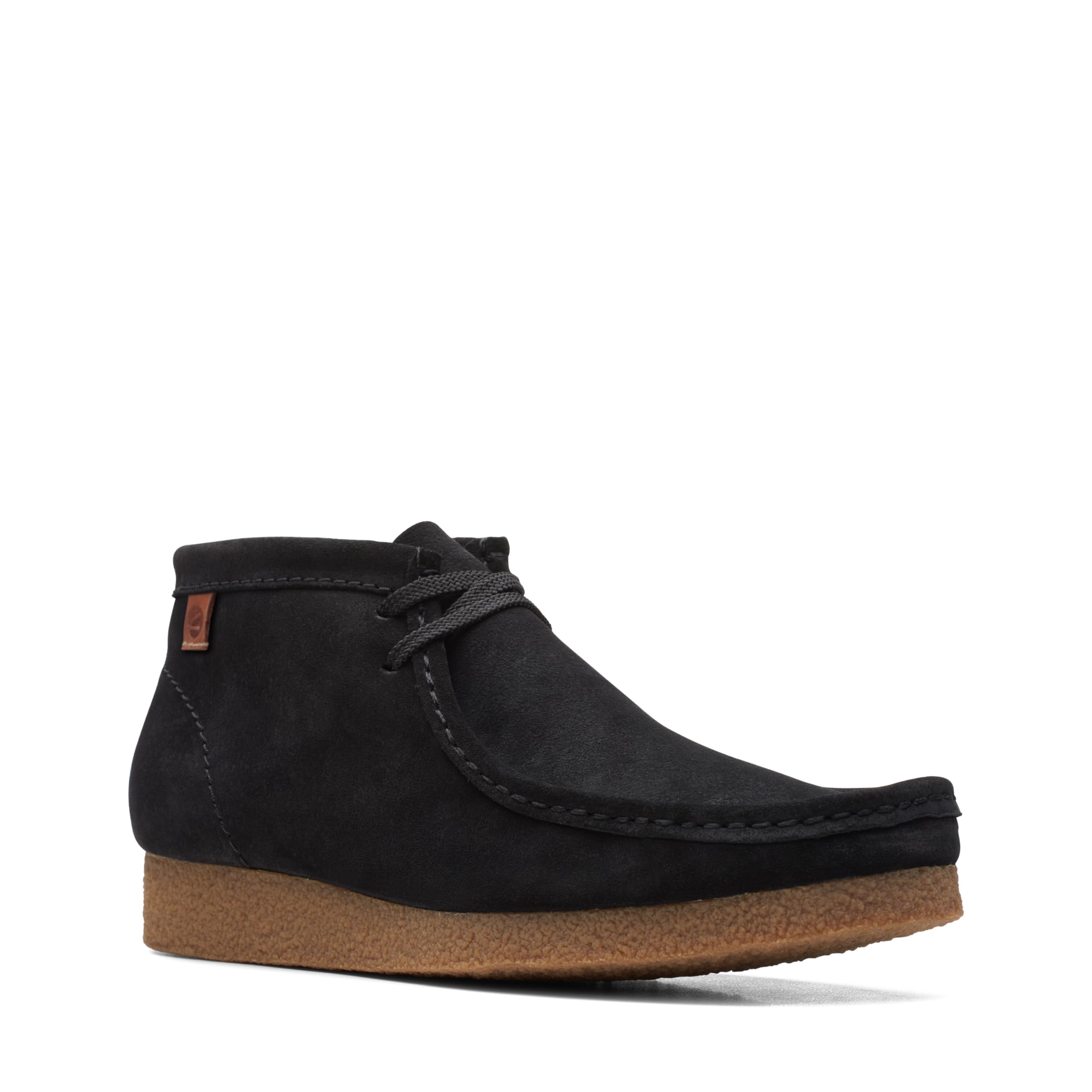 Clarks Men's Shacre Boot Ankle, Black Suede, 10.5 Wide