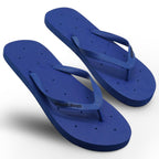 Shower Shoez Men's Non-Slip Shower Gym Pool Dorm Water Sandals Flip Flops (Blue, numeric_12)
