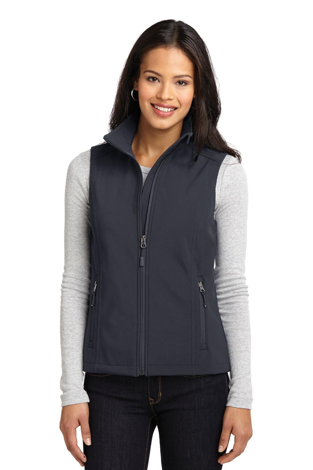 Port Authority Ladies Core Soft Shell Vest 3XL Battleship Grey