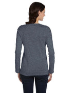 Ladies Jersey Long-Sleeve T-Shirt - BLAcK - S(D0102H78KYT)
