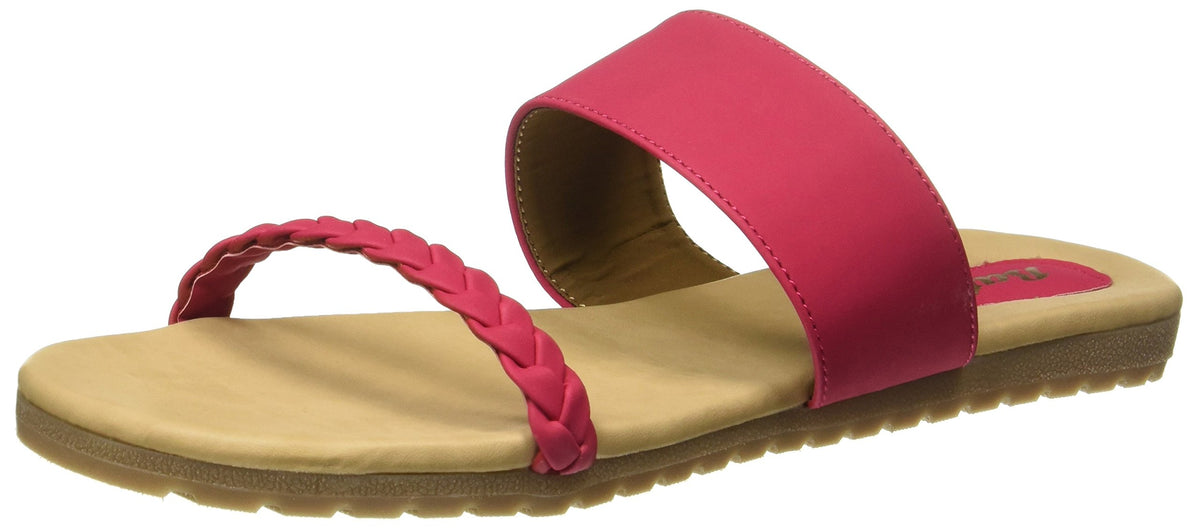 Bata Womens RED Slipper  5 UK (5715208) 5