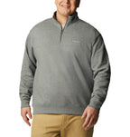 Columbia Men's Hart Mountain II Half Zip Jacket, Charcoal Heather, Small