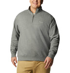 columbia Mens Hart Mountain II Half Zip Jacket, charcoal Heather, XX-Large
