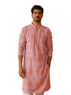 Jompers Mens Embroidered Staight Kurta