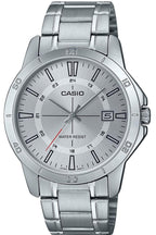 Casio Standard Analog Stainless Steel Silver Dial Quartz MTP-V004D-7C Men's Watch