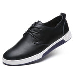 ZZHAP Men's Casual Oxford Shoes Breathable Flat Fashion Sneakers 02Black US 10