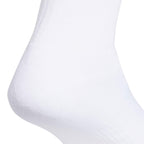 adidas Originals Trefoil (6-Pair) Crew Sock, White, Large