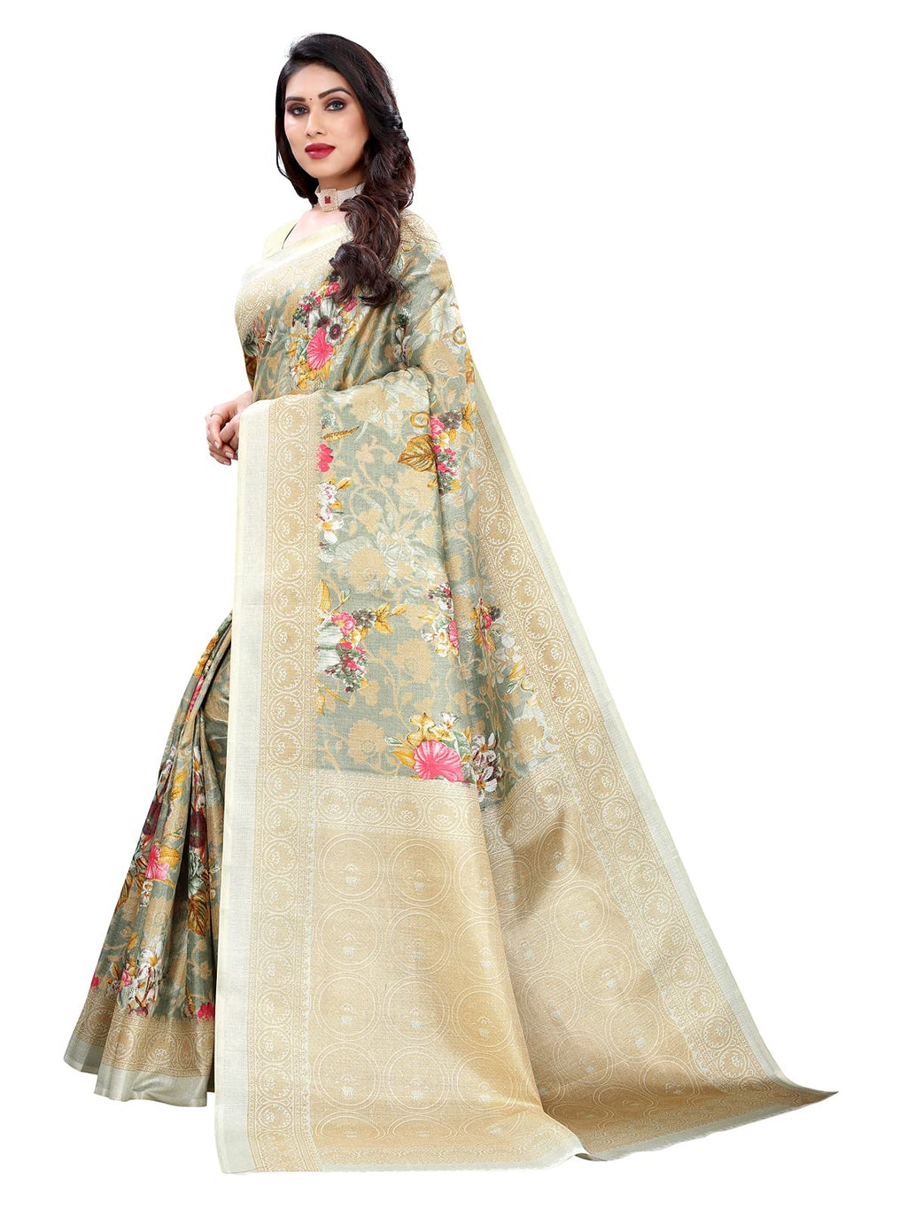 Satrani Womens Art Silk Saree