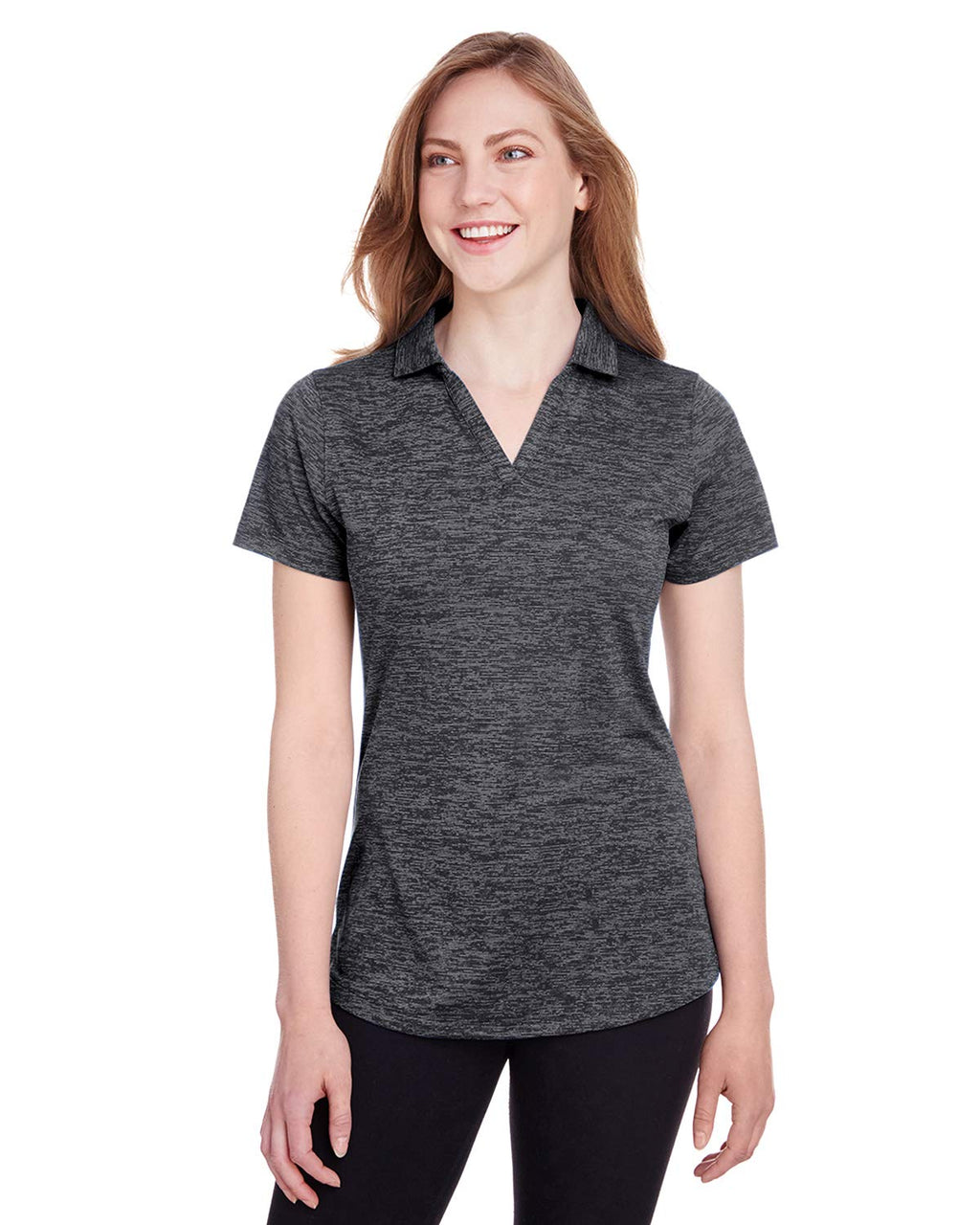 Ladies Icon Heather Polo - PUMA BLAcK - XS(D0102H7DHW2)
