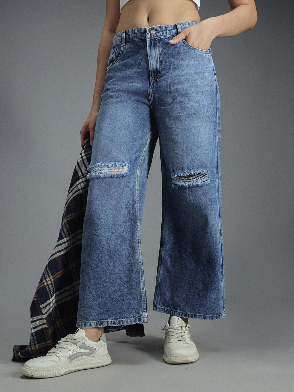 High Star WomenS Regular Jeans (Hswjns2401_Ig1_Blue