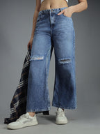 High Star WomenS Regular Jeans (Hswjns2401_Ig1_Blue